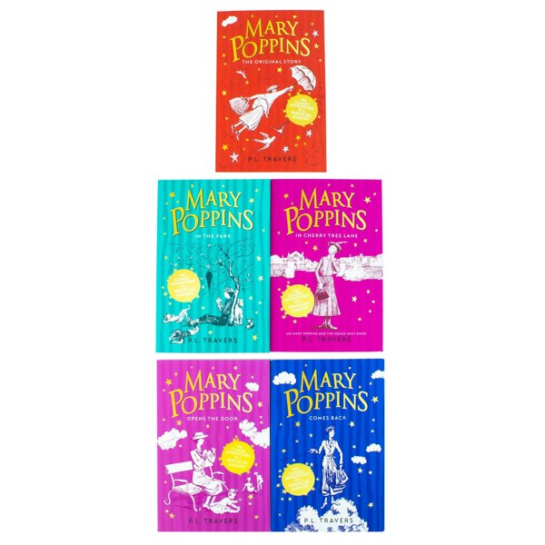 HarperCollins Mary Poppins The Complete Collection 5 Books Set by P. L. Travers