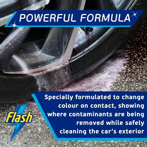FLASH Fallout Remover 500ml Removes Iron & Contamination from Wheels & Paint