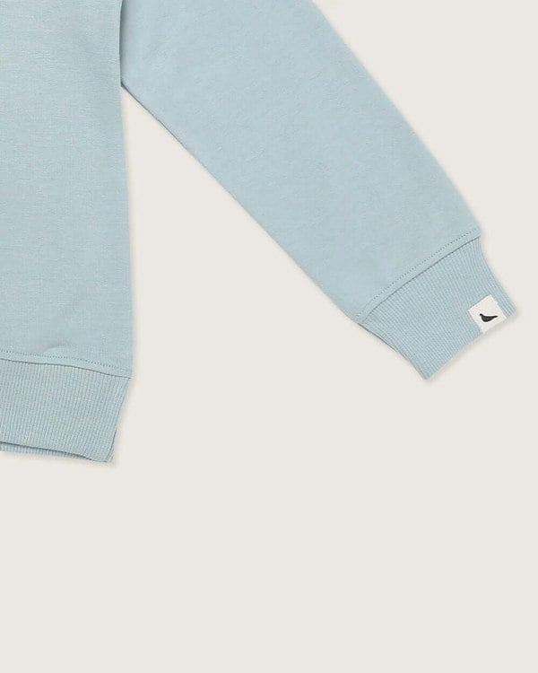 Blue organic cotton kids sweatshirt