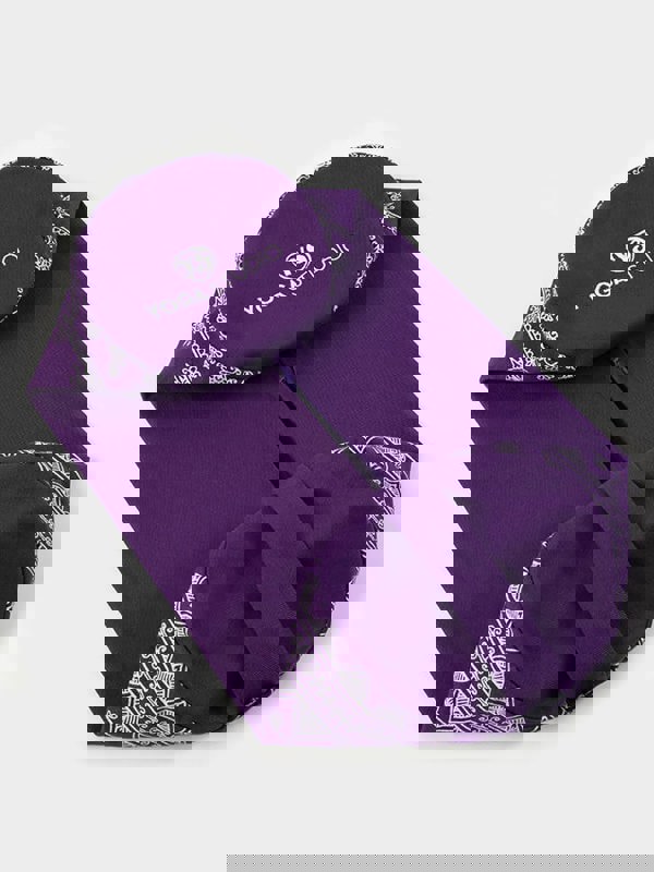 Yoga Studio Replacement Round Aztec Elephant Bolster Outer Cushion Cover Purple Grape