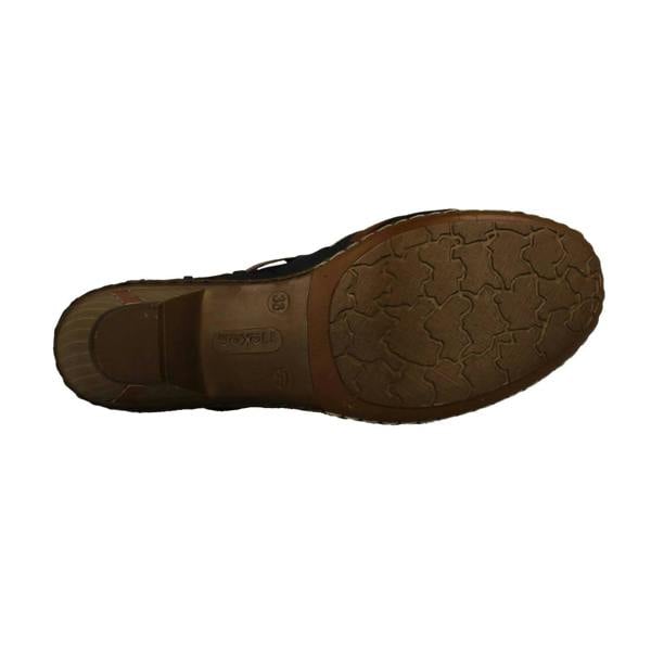 Rieker Ladies Rieker Sling Back Shoes With Woven Detail 46778