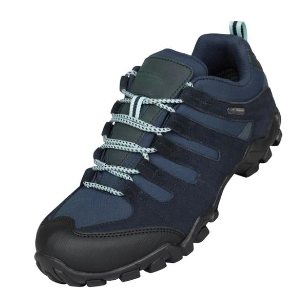 Mountain Warehouse Womens/Ladies Belfour Suede Waterproof Walking Shoes - Dark Blue - 