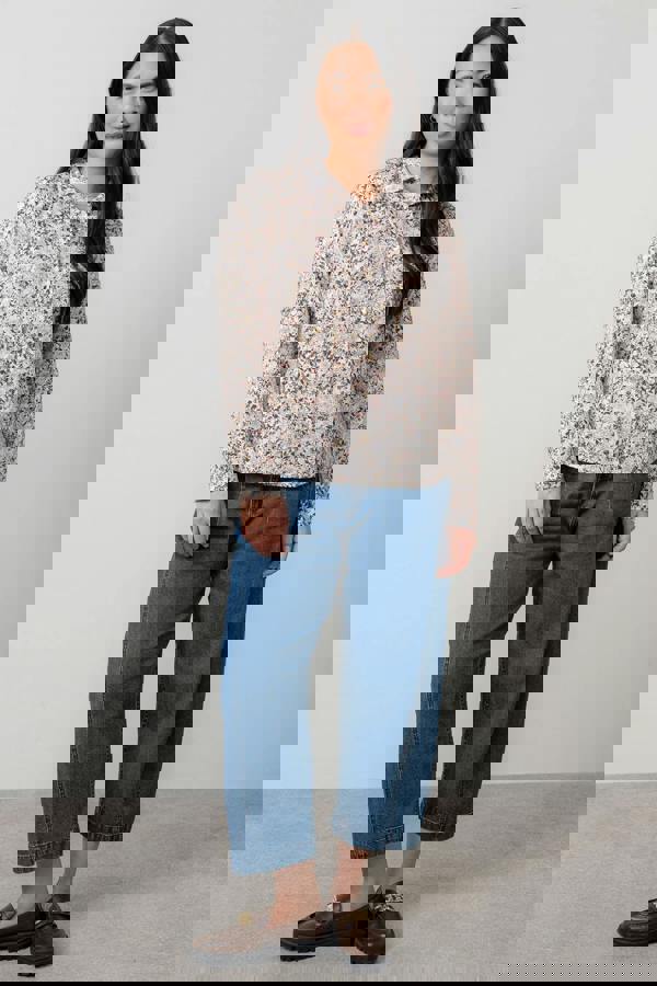 Lily & Me Patsy Organic Cotton Ditsy Shirt Pink