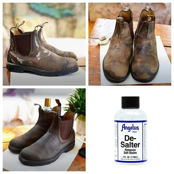 Angelus De-Salter - Salt Stain Remover for Leather Boots & Shoes 4oz