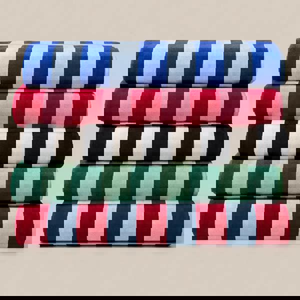 Misona Large Organic Cotton Striped Beach Towel