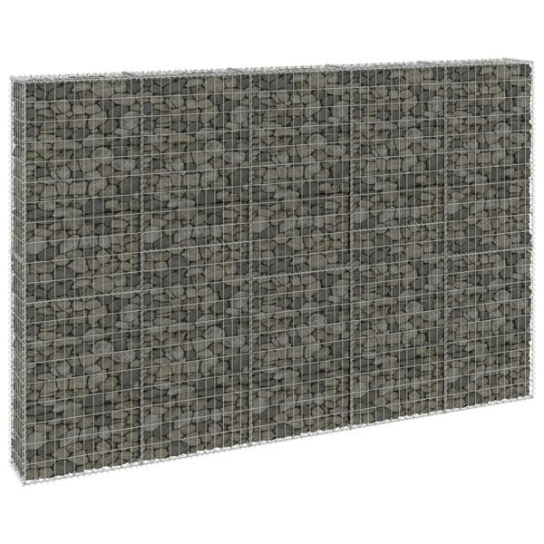 Berkfield Gabion Wall with Covers Galvanised Steel 300x30x200 cm