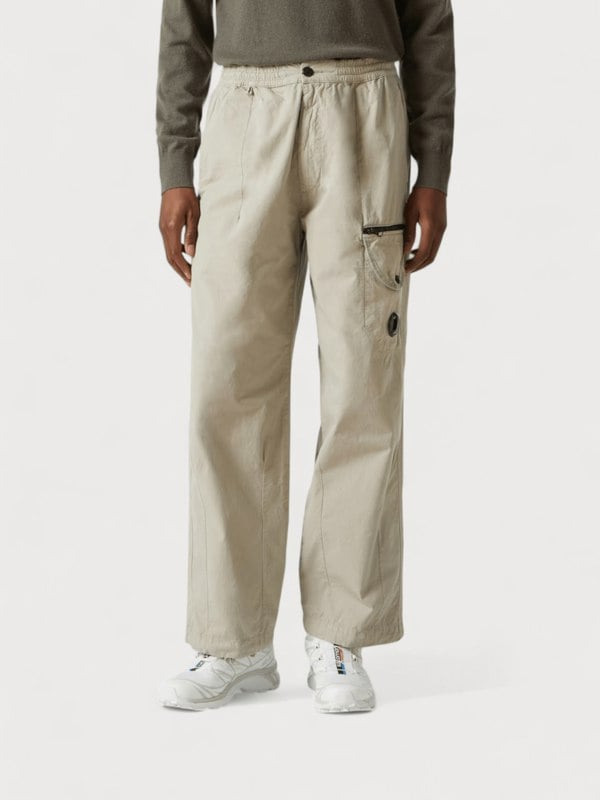 C.P Company Lens Cotton Cargo Pants Beige - Supplied FashionC.P Company
