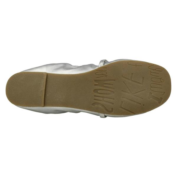 Spot On Ladies Spot On Rouched Topline Flat Ballerinas F80270