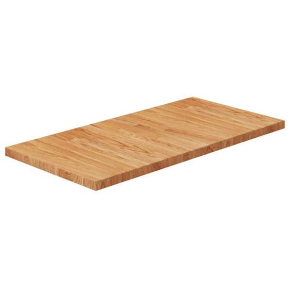Berkfield Bathroom Countertop Light Brown 80x40x2.5cm Treated Solid Wood