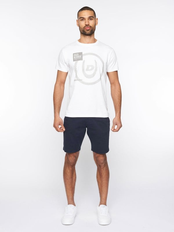 Duck and Cover Moreshore Chino Shorts Navy