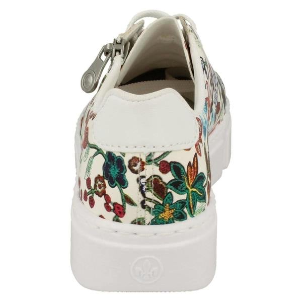 Rieker Ladies Sneakers By Rieker Lace Up Trainers N59L1
