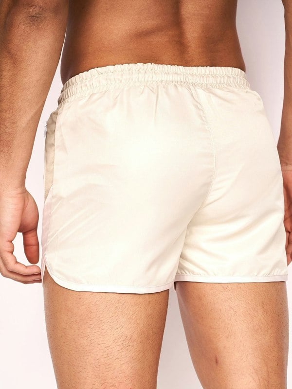 Crosshatch Barli Swim Shorts Stone