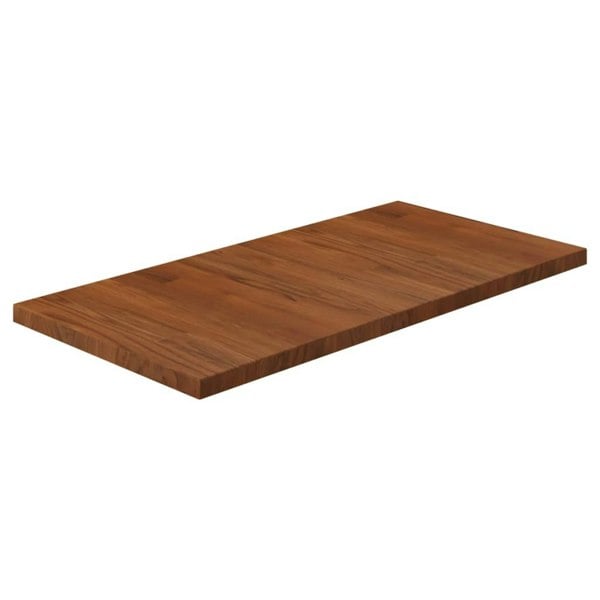Berkfield Bathroom Countertop Dark Brown 80x40x2.5cm Treated Solid Wood