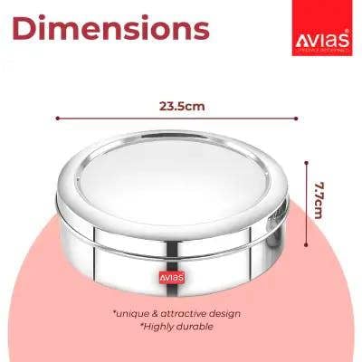 Avias SS Utensils - Avias Spice Box Elegant SS (Medium)