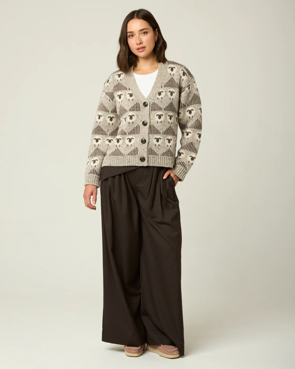 Peregrine Megan Sheep V-Neck Cardigan