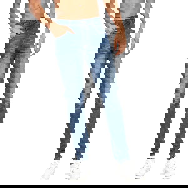 Crosshatch Mens Malcolm Slim Jeans - Stone Wash