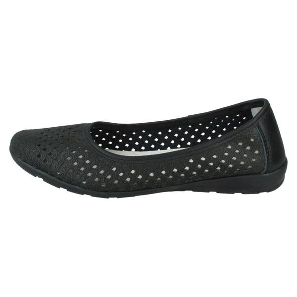 Eaze Ladies Eaze Flat Casual Ballerinas F80505