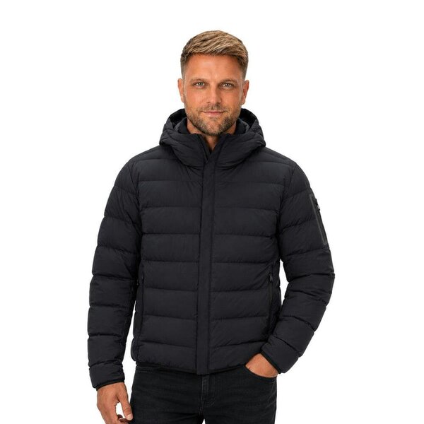 BOSS Riplite Hooded Down Jacket Dark Blue