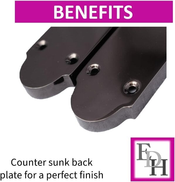 EDH Door Hardware Black Nickel Door Handles – Victorian Scroll Lever Latch Handles – 1, 4 or 6 Pairs – Handle Only or with Tubular Latches