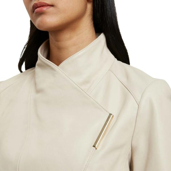 Ted Baker WMO RIYOZE Leather Cropped Wrap Jacket 4