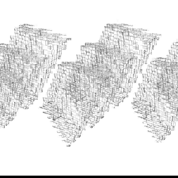 Monstershop Gabion Baskets 100 x 80 x 30cm / 6 Pack