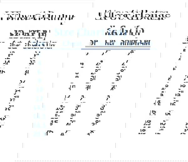 Size Guide for bell of the ball dress
