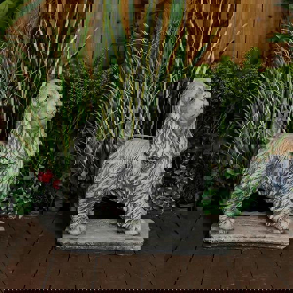 Stone Cast Standing Cocker Spaniel Garden Ornament 