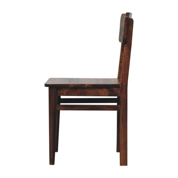 Wyld Haus Toscana Classic Chestnut Mango Wood Dining Chair