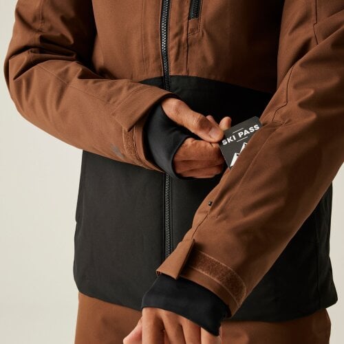 Dare 2B Mens Edge III Ski Jacket - Dark Brown/Black