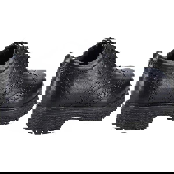 Hush Puppies SALLY SENIOR 2 Leather Girls's Black Brogues