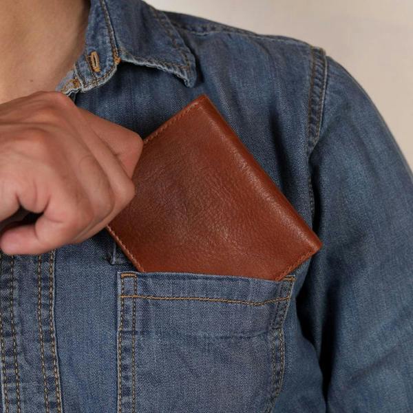 PRIMEHIDE Leather Card Wallet For Men - Enzo Tuscan