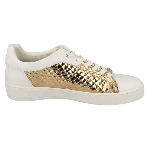 Bugatti Ladies Bugatti Reptile Detailed Lace Up Trainers 421-29102-5059-2034