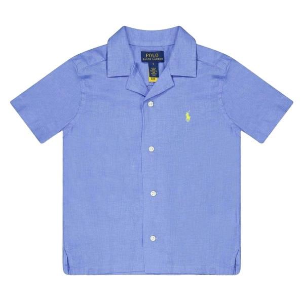 Ralph Lauren Boys Regular Short-Sleeved Polo Shirt - Harbor Mist/Island Paradise - 