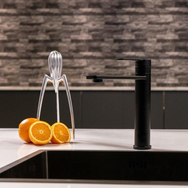 Flode Anka | Single Lever Kitchen Tap | Mono Design | Matt Black