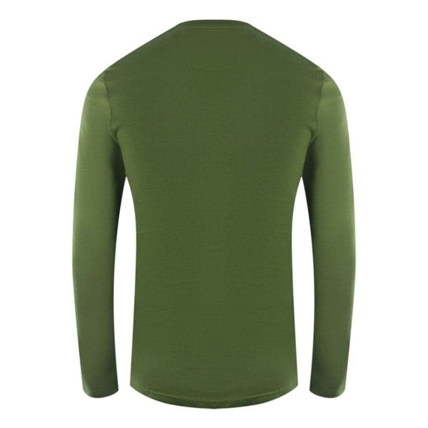 Lyle & Scott Brand Logo Long Sleeve T-Shirt - Woodland Green