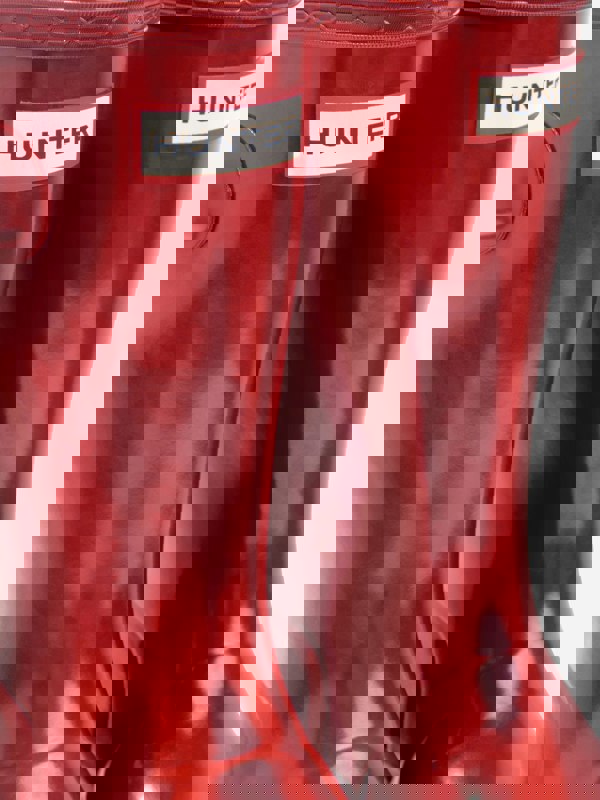 Hunter Kids Original Gloss Wellington Boots in Red