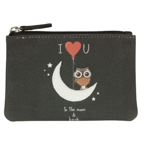 Mala Leather Pinky Love you to the Moon & back coin purse