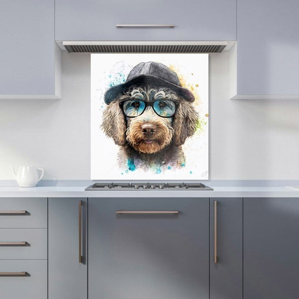 Warren Reed - Designer Labradoodle Dog Face Splashart Kitchen Splashback