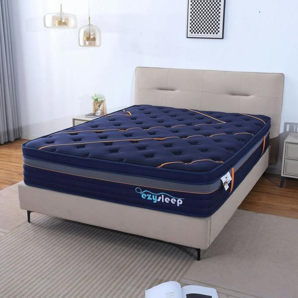 Ezysleep 30cm Saphire Harmony Spring Foam Mattress