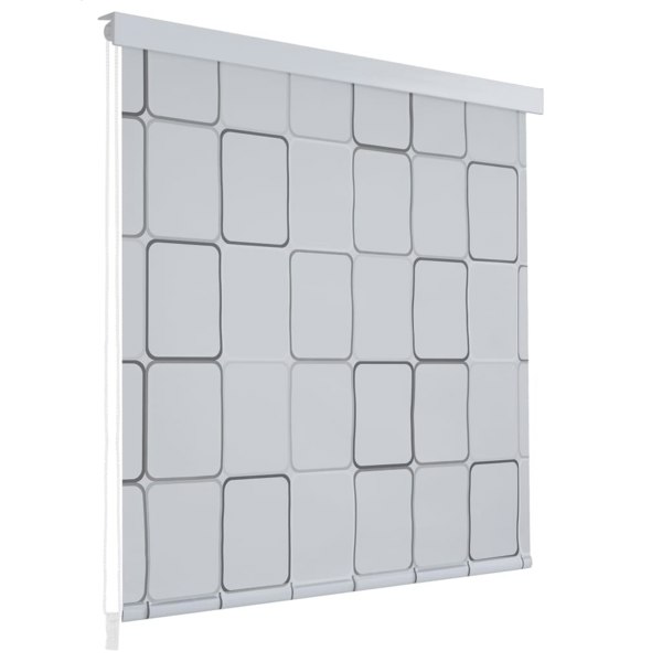 Berkfield Shower Roller Blind 80x240 cm Square