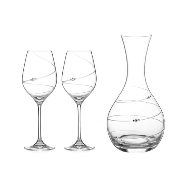 Toast Swirl Wine Bundle - 2 Glasses & Carafe