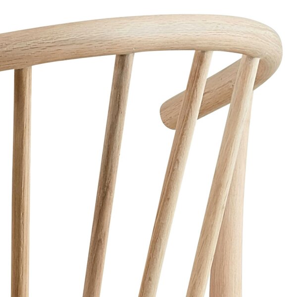 Wyld Haus Set of 2 Buenos Aires White Oak Wood Dining Chair