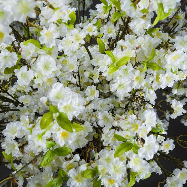 Wyld Haus Set of 3 Artificial Flowers White Cherry Blossom Sprays