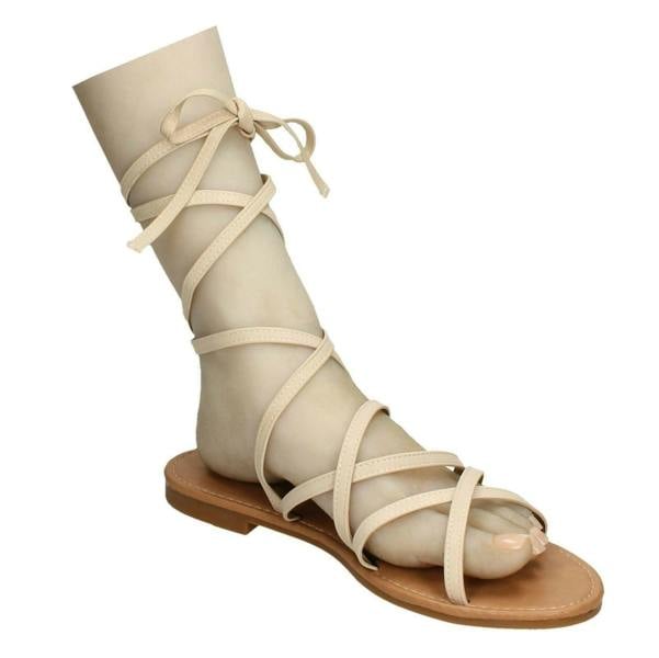 Savannah Ladies Savannah Strappy Flat Sandals F00361