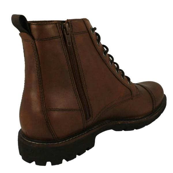 Clarks Mens Clarks Dual Fastening Ankle Boots Batcombe Cap