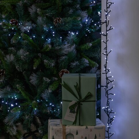Samuel Alexander 10m 1000 LED Cluster Christmas String Lights in Cool White