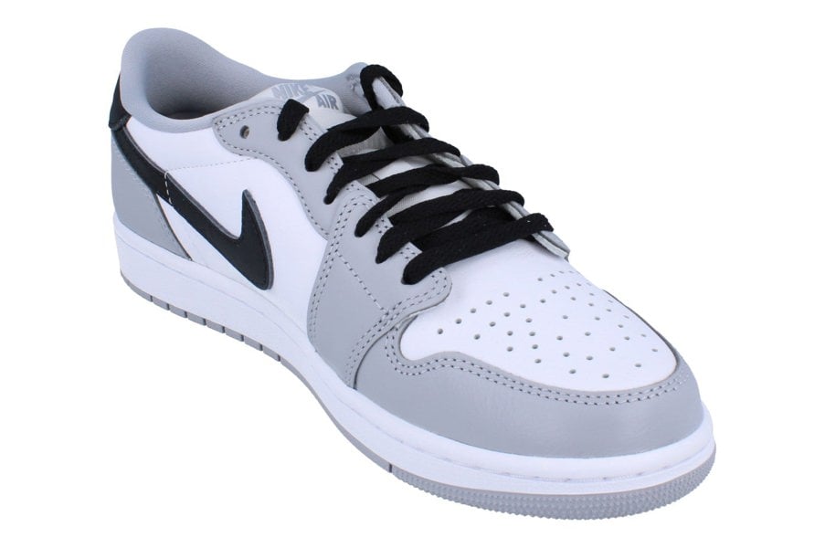 Nike Air Jordan 1 Retro Low Og Mens Trainers Cz0790  110 - White Black Wolf Grey 110 - Photo 3