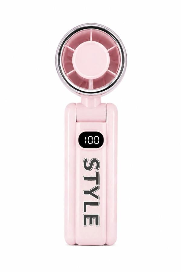 Dyzi Portable Handheld Fan 100 Speed Rechargeable Mini Fan LED Display