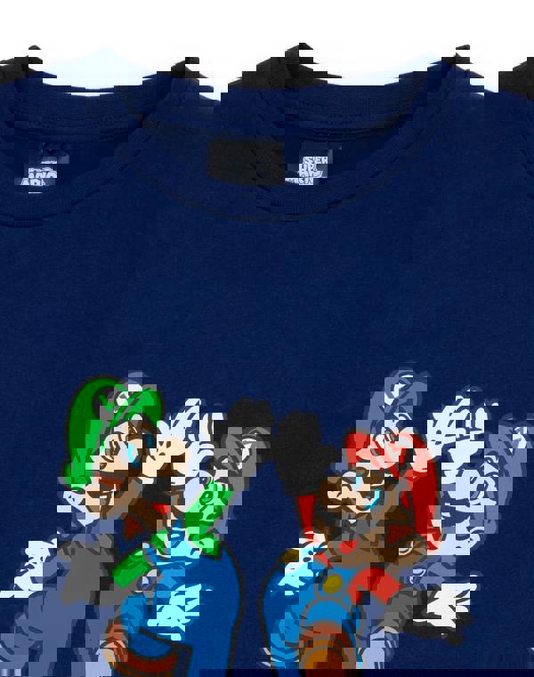 Nintendo Boys Blue Super Mario Short Sleeve Short Leg Pyjama Set