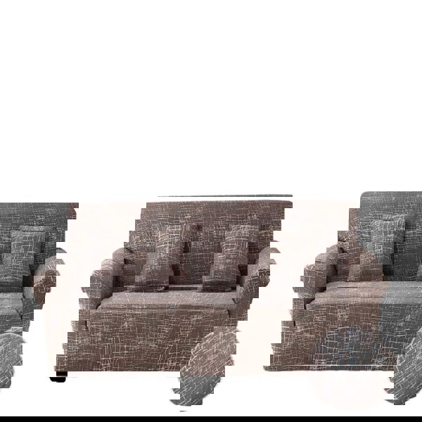 Anyhouz Anyseat 3 Seater Sofa Cover Rustic Brown Style and Protection For Living Room Sofa Chair Elastic Stretchable Slipcover